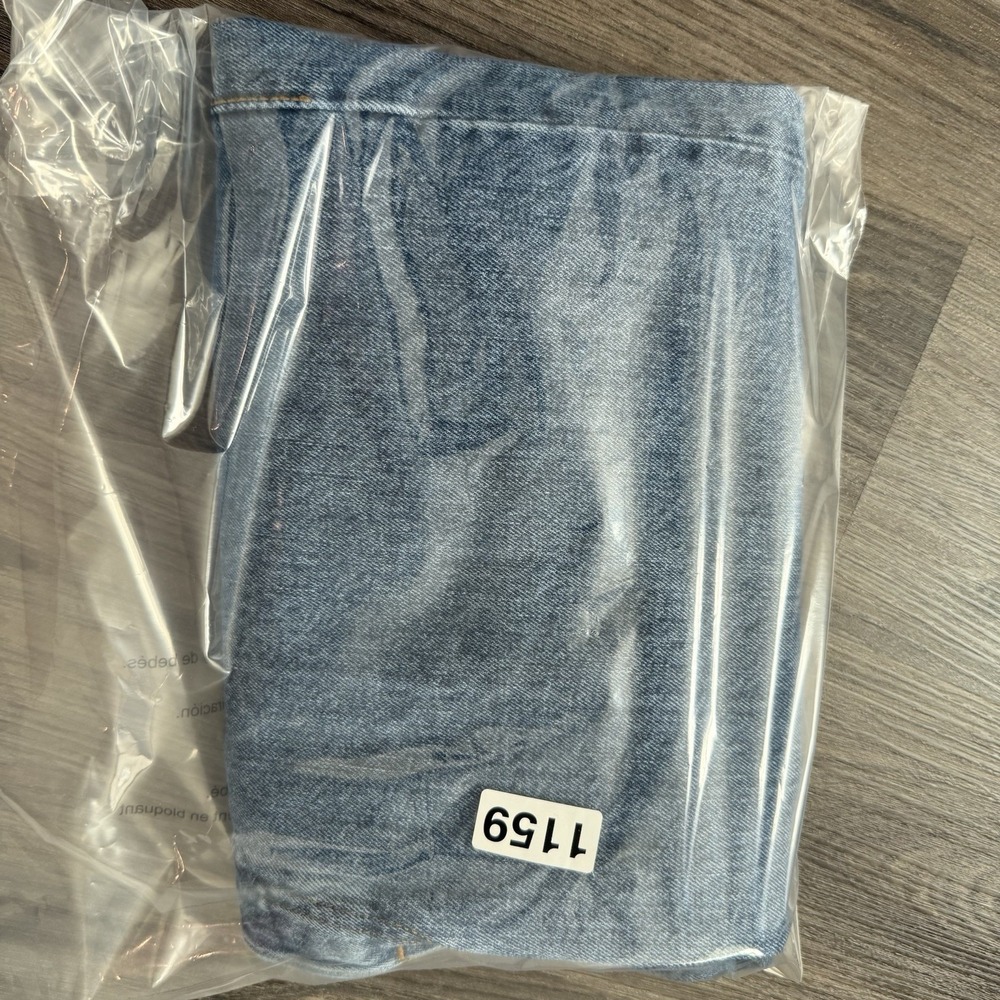 Levi's 501 Button Fly Straight Leg Jeans Men's Tag 42x30(41x29)Dark Wash Denim - Picture 10 of 10
